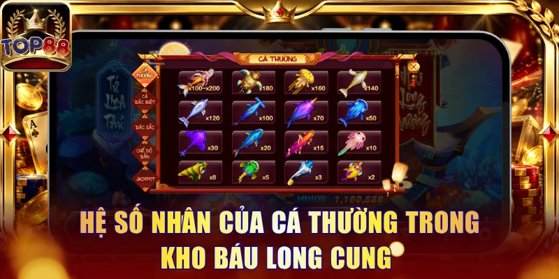 Kho Báu Long Cung Top88 - Ngư Trường Săn Bắn Đẳng Cấp